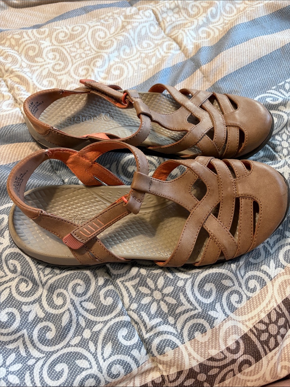 BareTraps Women's Fayda Closed Toe Walking Strappy Sandals Size 8.5 - Picture 5 of 8